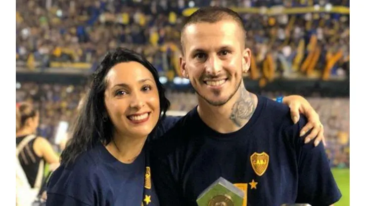 No la dejes ir, Pipa: el mensaje de su mujer que Benedetto leyó en el entretiempo
