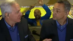 El gesto de un hincha de Boca que interrumpió una transmisión de Brasil