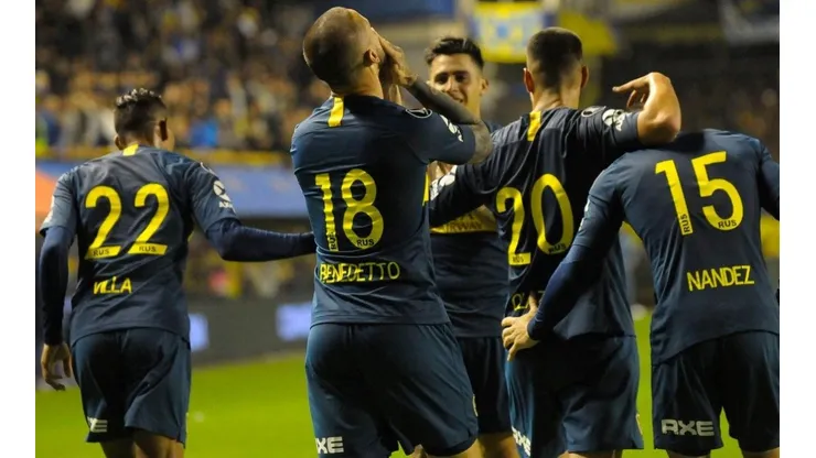 Villa reveló cuál fue la reacción de Benedetto en el vestuario tras sus dos goles a Palmeiras