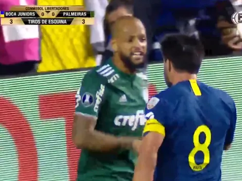 De todo menos lindos: Pablo Pérez y Felipe Melo se cruzaron y se dijeron de todo