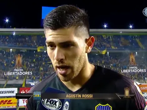 Rossi, arquero de Boca, dijo que la mejor pelota que atajó fue la que nadie vio
