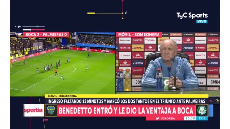 Los hinchas de Boca molestaron a Scolari y no lo dejaban responder