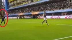 Nández le dio un mal pase a Zárate y el delantero hizo gestos re caliente para después aplaudirlo