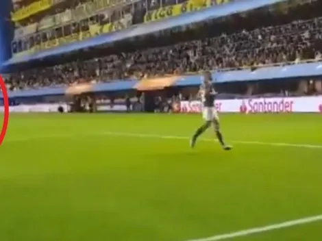 Nández le dio un mal pase a Zárate y el delantero hizo gestos re caliente para después aplaudirlo