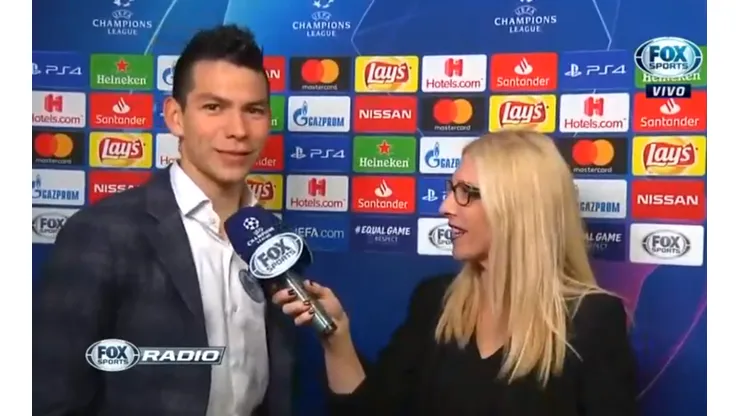 Chucky Lozano feliz tras su primer gol en Champions: "Esto me va a enseñar mucho"