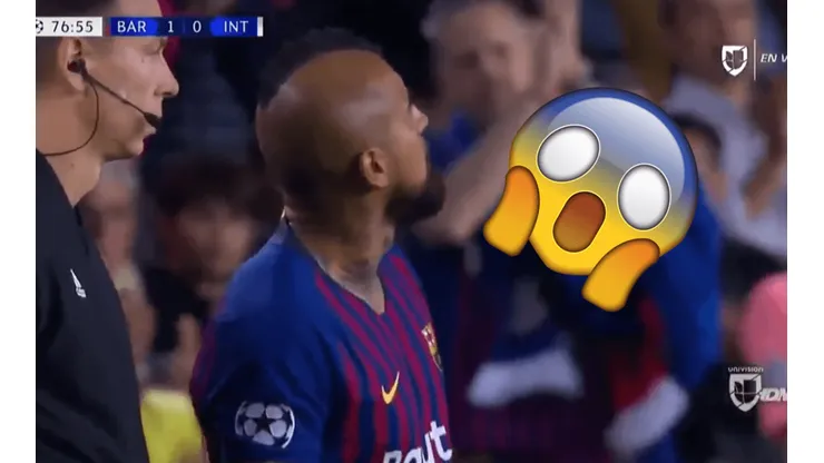 Foto de Arturo Vidal, jugador de Barcelona.