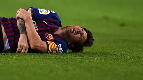 Foto de Lionel Messi en las gradas.