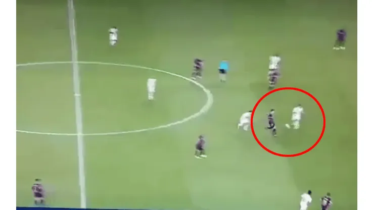 Foto captura del momento de la jugada.