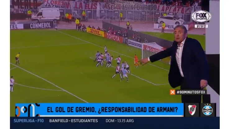 CAI Aimar no aguantó las críticas a Armani y se cruzó con todos para bancarlo