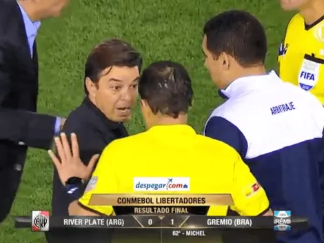 Le leímos los labios y ya sabemos qué le dijo Gallardo al árbitro en el final