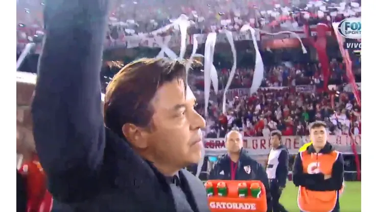 Espectacular: el recibimiento de River que emocionó a Gallardo
