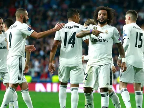 Marcelo explicó porque se señaló el escudo para festejar su gol