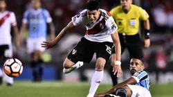 Foto del partido entre River y Gremio por la Copa Libertadores.