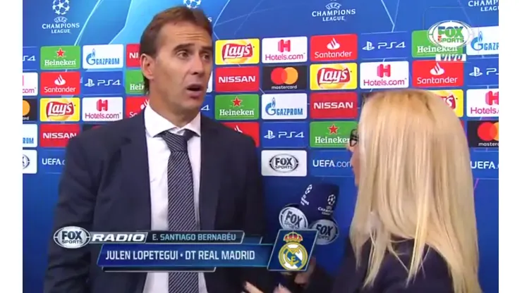 Foto de Lopetegui, entrenador del Real Madrid.