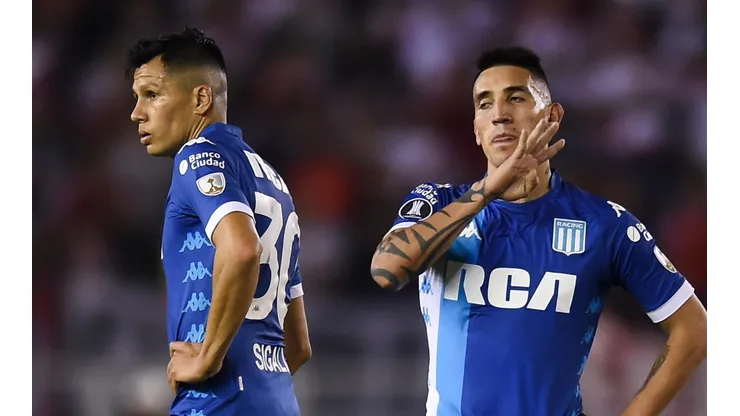 Foto de Ricardo Centurión en el Monumental.