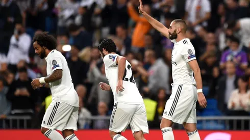 Benzema anotó el primero para el Real Madrid