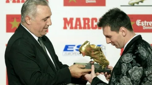 Hristo Stoichkov y Lionel Messi.