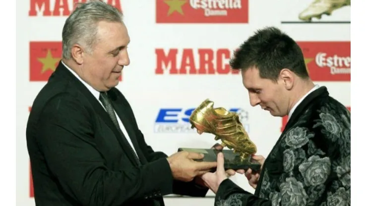 Hristo Stoichkov y Lionel Messi.