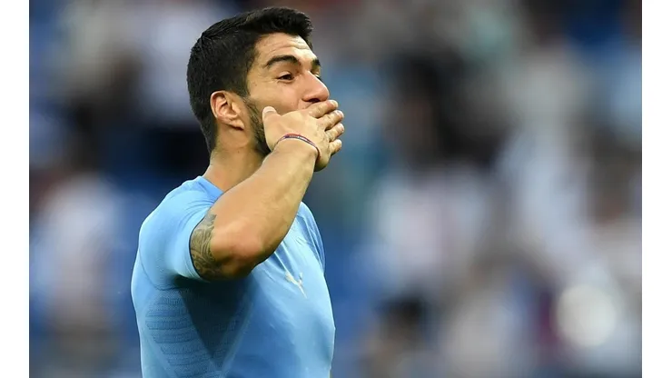 Alegría total para Luis Suárez.