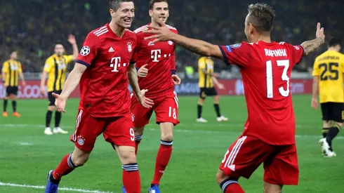 Bayern Munich conquistó Grecia a media máquina