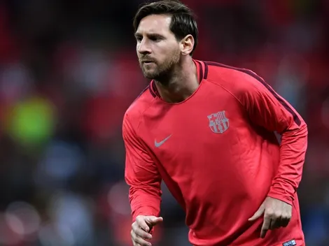 Relajadísimo: la primera foto de Messi como futbolista lesionado