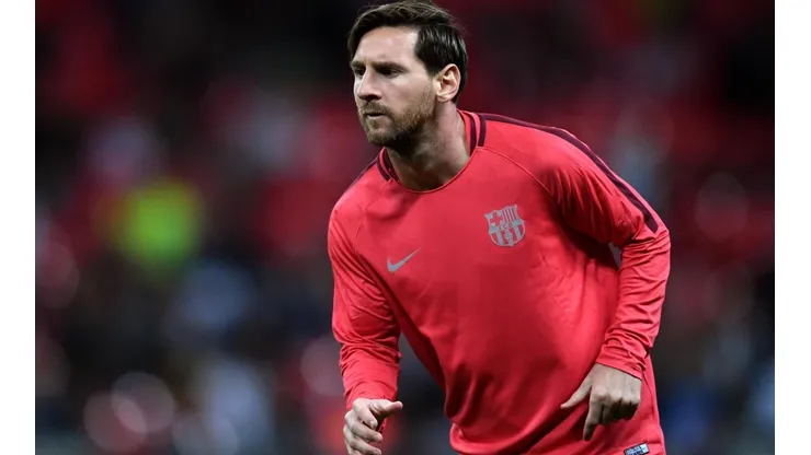 Relajadísimo: la primera foto de Messi como futbolista lesionado