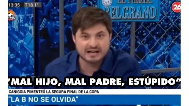 Santarsiero y su descargo contra Caniggia.