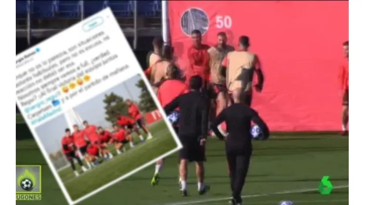 Después de la agresión a su compañero, Sergio Ramos pidió disculpas