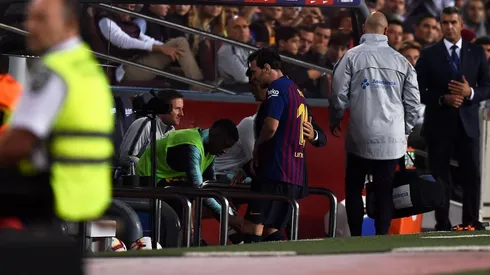 Foto de Lionel Messi, jugador de Barcelona.