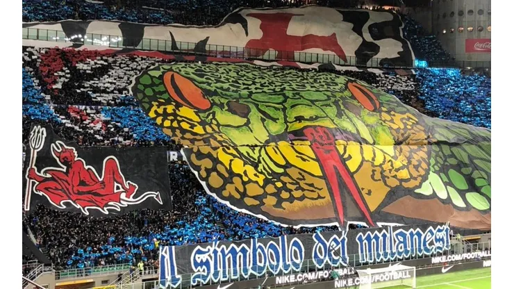 Inolvidable: La afición de Milan trolleó de la forma más épica a la de Inter