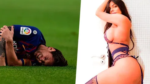 La foto de espaldas de Suzy Cortez para mandarle fuerzas a Messi en Instagram