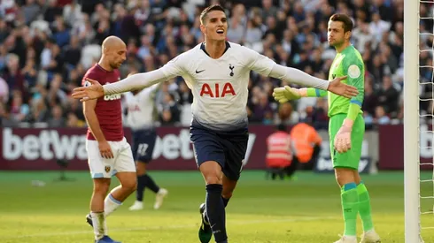 Foto de Erik Lamela, jugador de Tottenham.