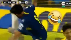 Pablo Pérez le pegó una patada violenta a un palo y en las redes se hicieron una fiesta