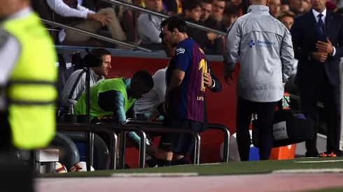 Afuera de El Clásico: Barcelona confirmó la lesión de Messi
