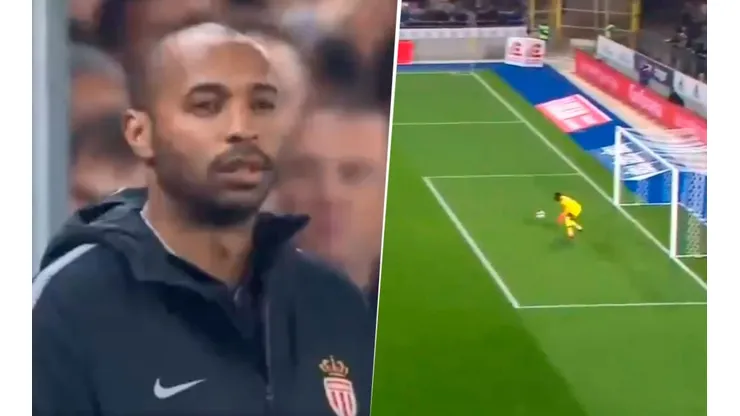 Henry ya quiere irse: insólito blooper del arquero del Mónaco para arrancar 0-1