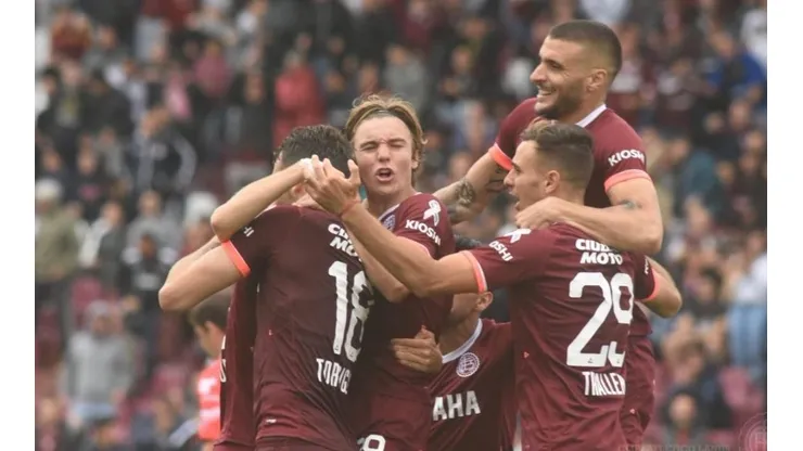 Desahogo de todo Lanús.