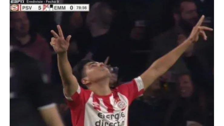 Era todo rebote hasta que apareció Erick Gutiérrez y marcó para PSV