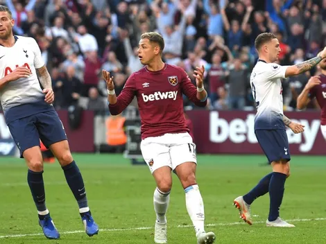 Chicharito regresó al West Ham y no lo dejaron festejar