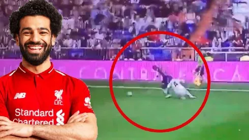 Tremendo amague de Morales.