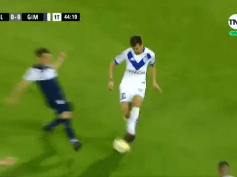 Para pararse y aplaudir: el caño de Gastón Giménez en Vélez-Gimnasia