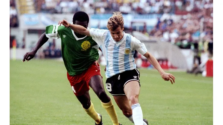 Claudio Caniggia en Italia 1990.
