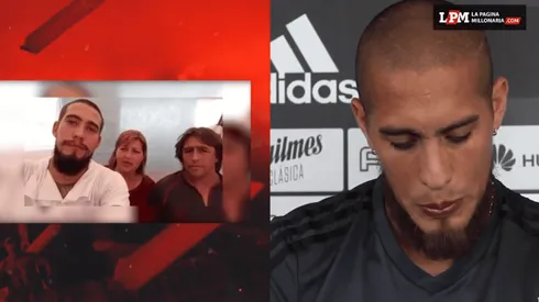 La emoción de Maidana ante la sorpresa de Cavenaghi, Mercado y todos sus familiares