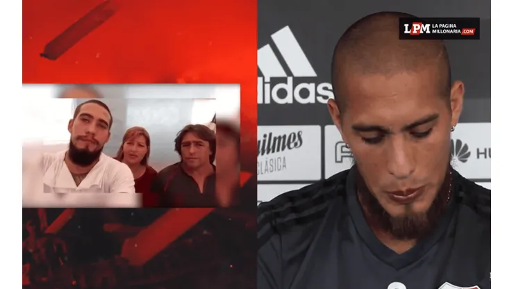 La emoción de Maidana ante la sorpresa de Cavenaghi, Mercado y todos sus familiares