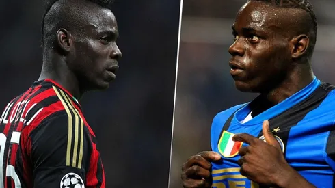 Balotelli, el hombre que vistió las dos camisetas.