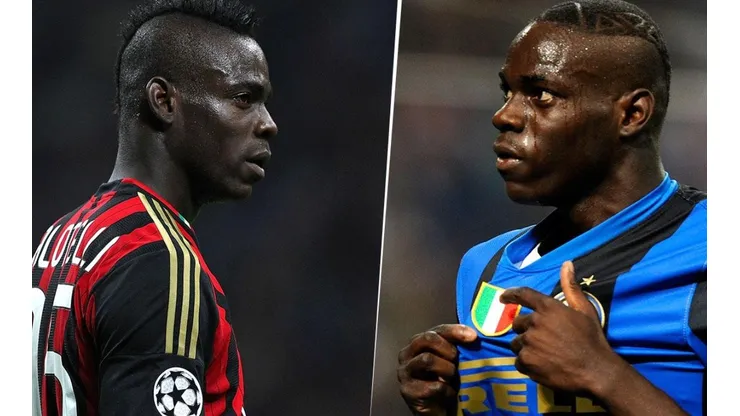 Balotelli, el hombre que vistió las dos camisetas.