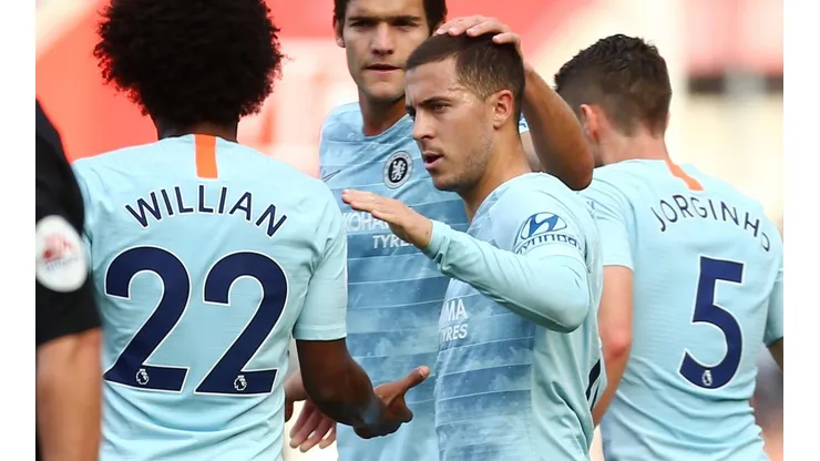 Foto de Hazard, jugador de Real Madrid.