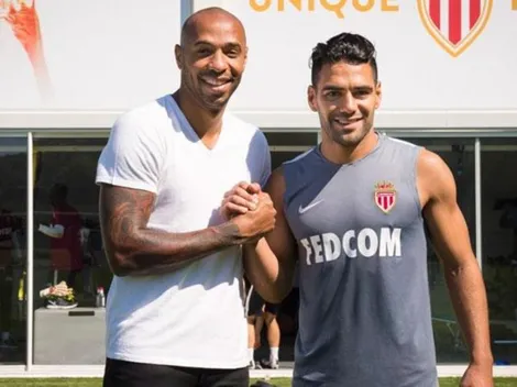 Apenas llegó al Mónaco, Henry le rindió los mejores elogios a Falcao