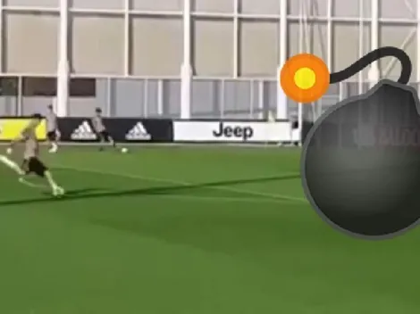 Dejó parado al arquero: Bentancur y un golazo en la práctica de la Juventus