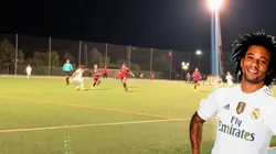 Golazo de Enzo, el hijo de Marcelo.