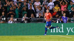 Foto de Nico Castillo gritando ante México.